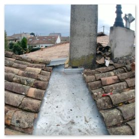 Infiltration d'eau toiture Couvreur Cestas